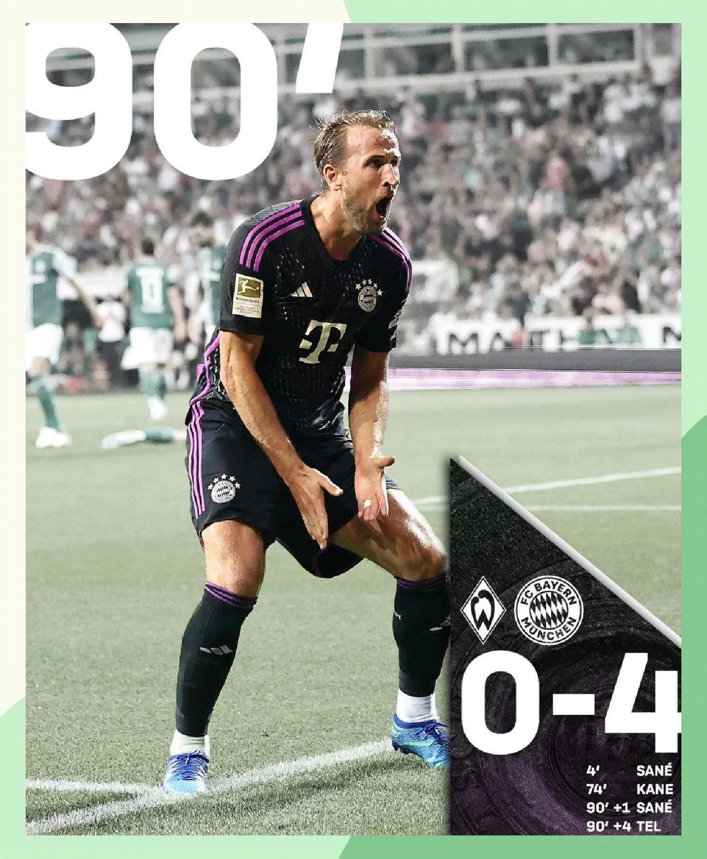 拜仁慕尼黑在客场击败了不莱梅 拜仁慕尼黑在客场击败了不莱梅