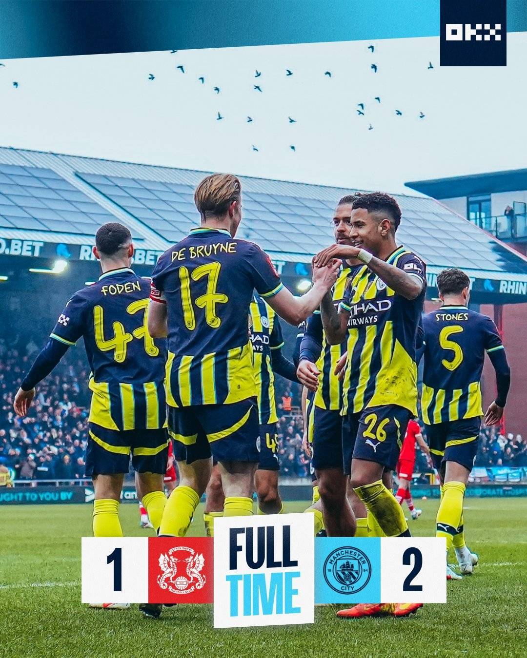 曼城击败皇马，挺进欧冠四强