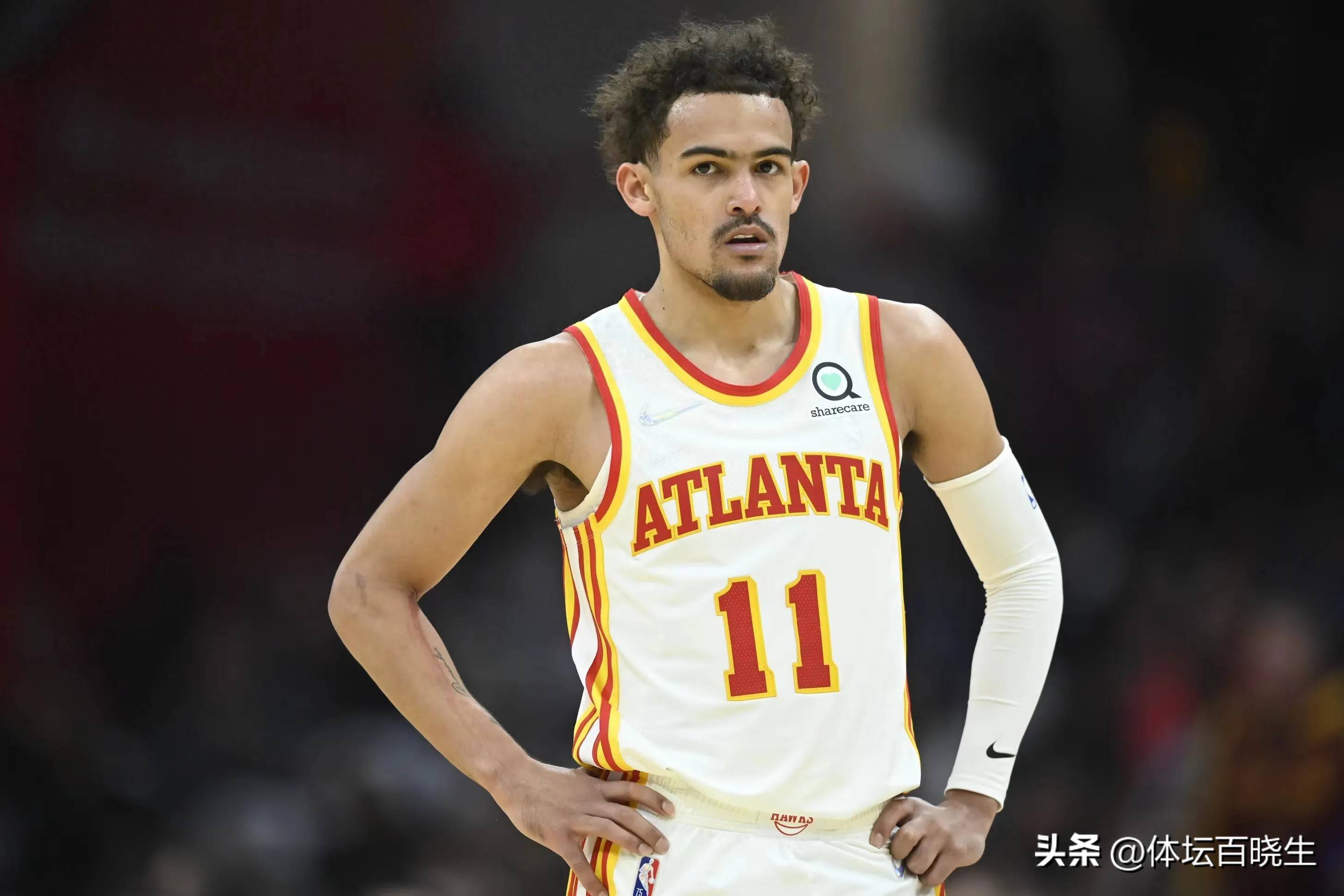 老鹰胜篮网，特雷杨32分