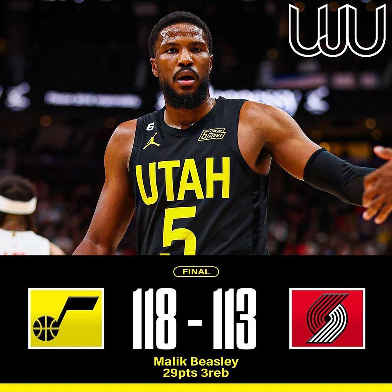 包含开拓者主场险胜爵士，取得三连胜的词条